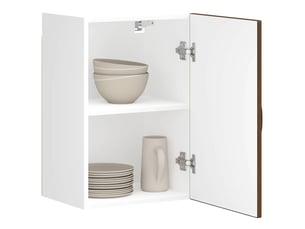 Armoire murale de cuisine kalmar chêne marron bois d'ingénierie shl5324