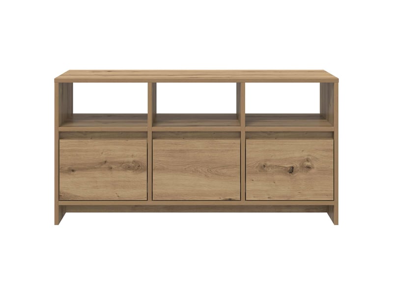  Meuble tv, table tv 102x37,5x52,5 cm chêne artisanal  - Conforama D