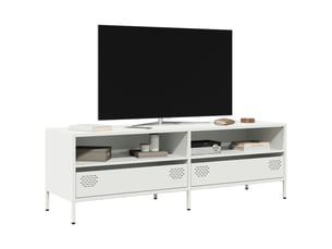 Meuble tv coloris blanc 135 cm <strong></strong>  <strong></strong>