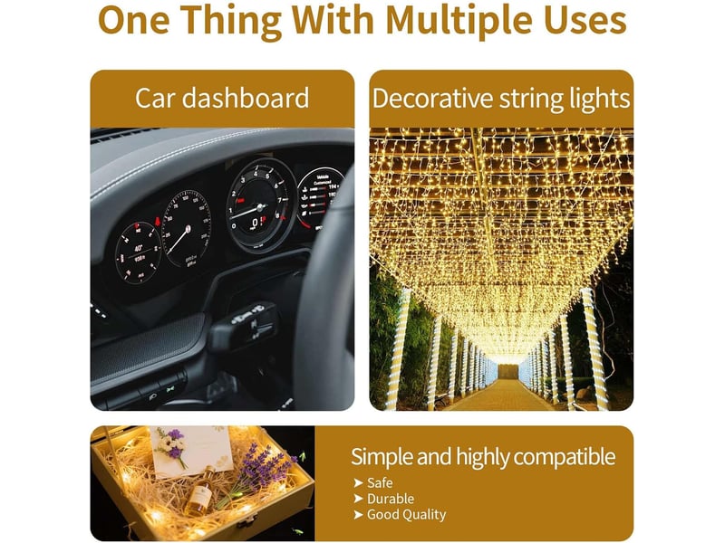  Lumière blanche pour tableau de bord voiture 12v t5 w1.2w led incandescent  10 pcs  - Conforama E