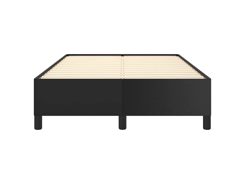  Lit double- lit adulte -  cadre de lit sans matelas noir 120x190 cm similicuir  - Conforama D