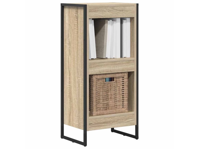  Bibliothèque, armoire à livres 40 x 30 x 86,5 cm bois d'ingénierie sonoma  - Conforama C