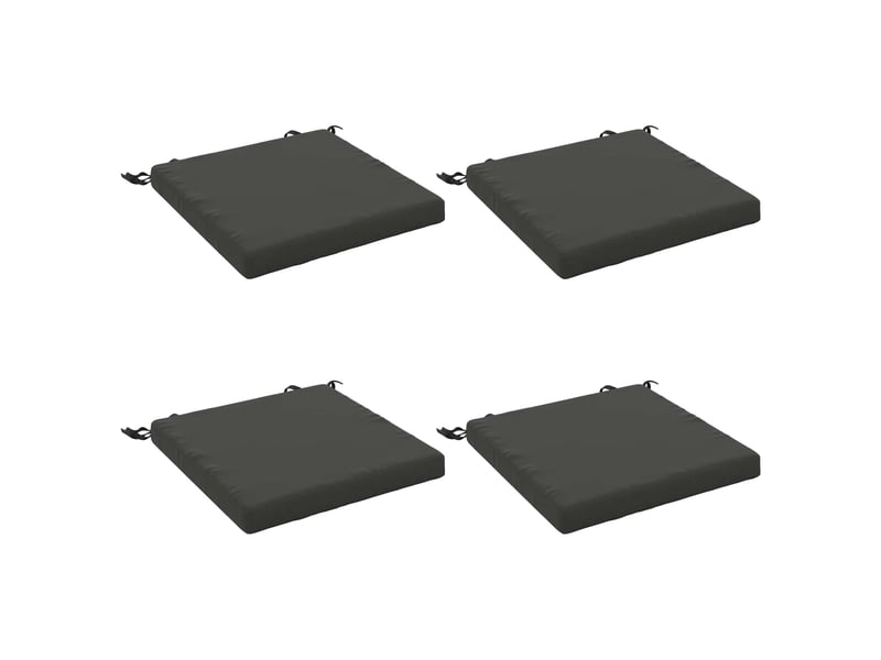 Lot de 4 coussins de siège, coussins d'assise soest 100 % polyester cf60203 - Conforama A