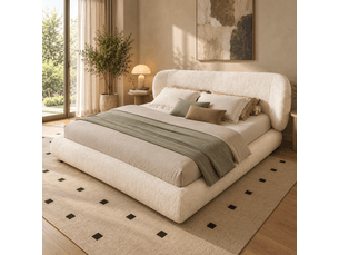 Lit 2 places 140x200 cm <strong></strong> <strong>Bliss Lite</strong> coloris beige