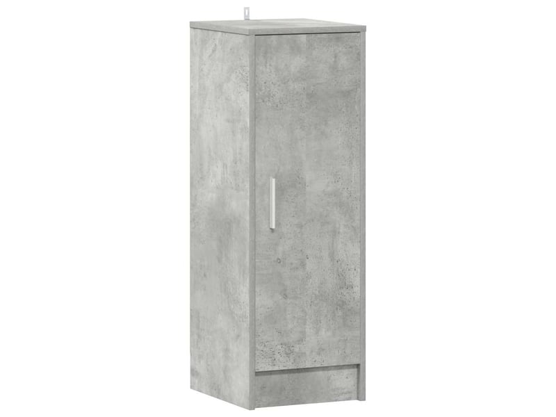  Meuble à chaussures, armoire à chaussures 32x35x92 cm gris béton  - Conforama A