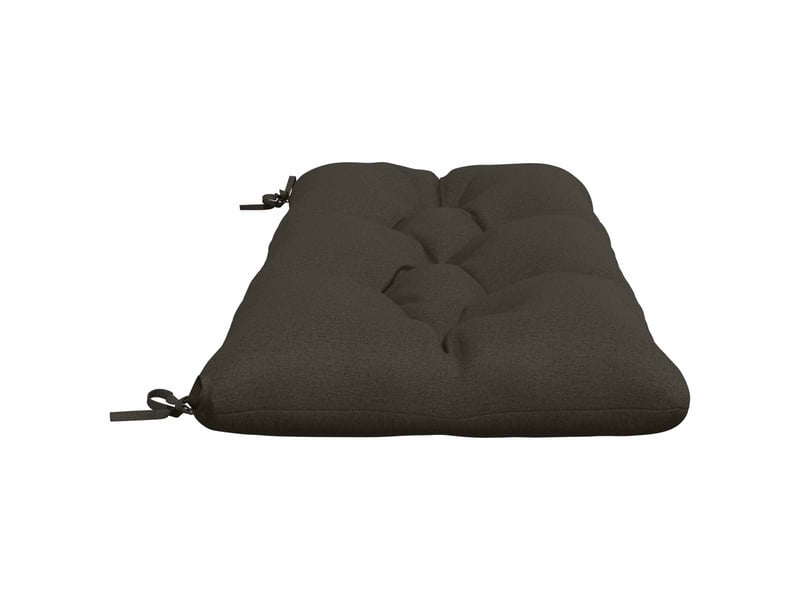  Lot de 2 coussins de banc, coussins d'assise vianen 100 % polyester anthracite cf57628  - Conforama D