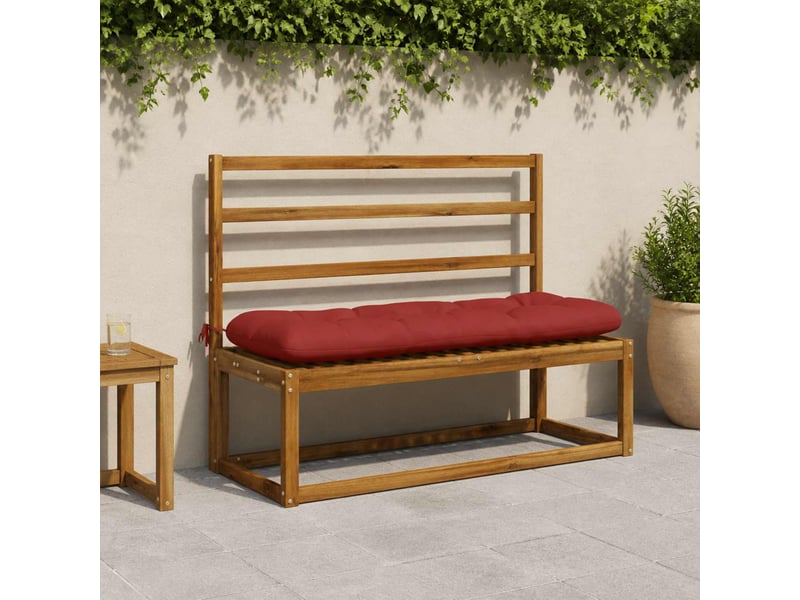  Lot de 2 coussins de banc, coussins d'assise vianen 100 % polyester rouge cf57663  - Conforama B