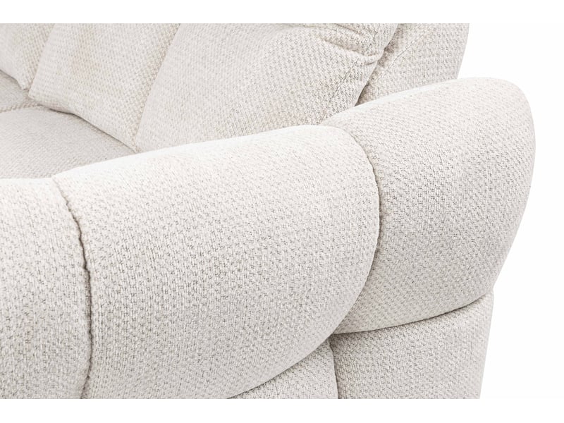 Canapé d'angle beige fixe 4 places - Conforama U