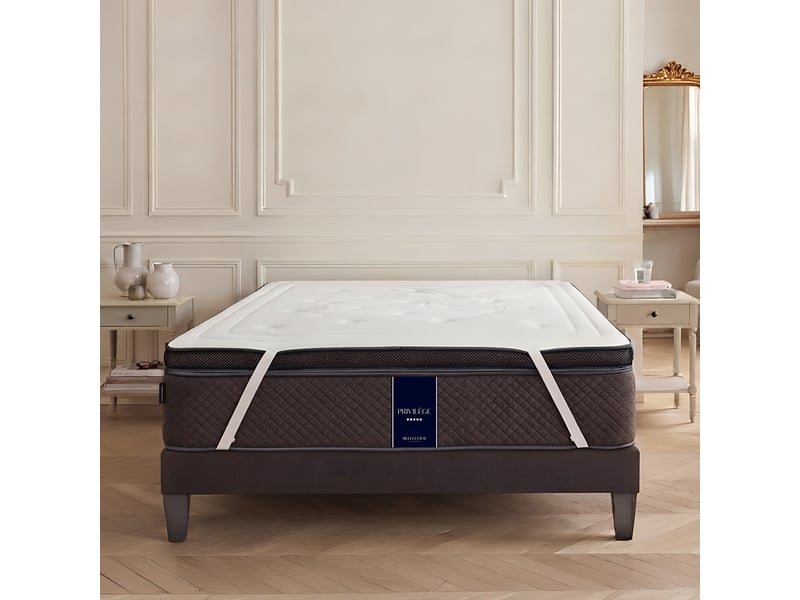  Surmatelas mémoire de forme 5 cm privilège90x200 - blanc 3SU13.0920 - Conforama B