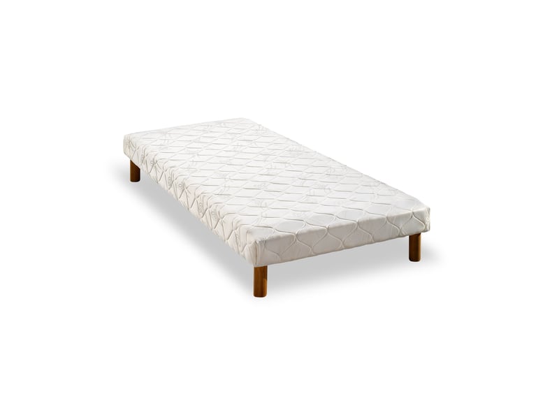  Sommier 14 lattes garni polyéther 90x190cm  - Conforama A