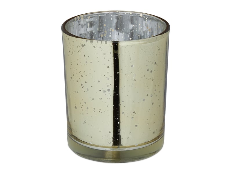  Lot de 12 verres décoratifs ronds pour bougies chauffe-plat ambiances chaleureuses intérieur jardin en verre doré 13_0011630  - Conforama A