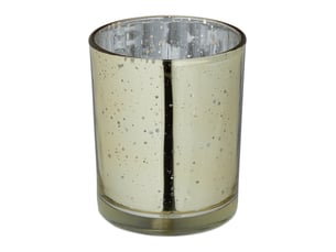 Lot de 12 verres décoratifs ronds pour bougies chauffe-plat ambiances chaleureuses intérieur jardin en verre doré 13_0011630