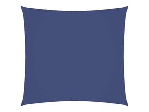 Voile de parasol - voile d'ombrage tissu oxford carré 7x7 m bleu