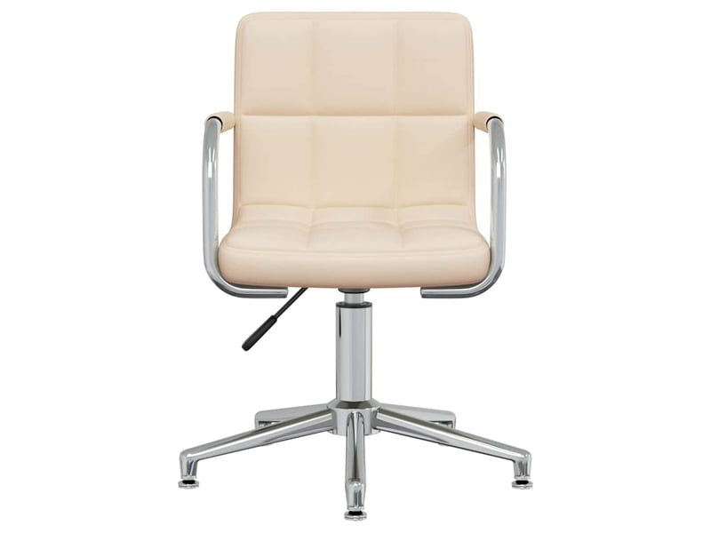  Chaise de bureau, chaise pivotante crème tissu cf27351  - Conforama C