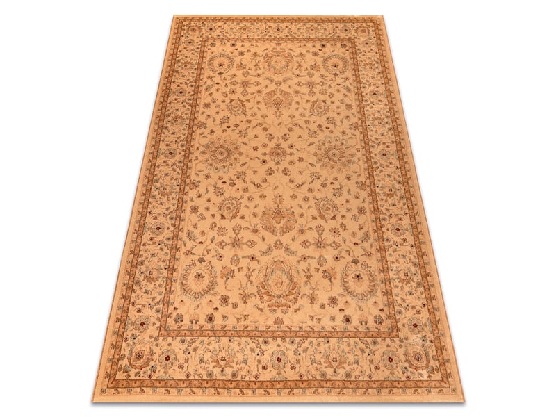  Tapis en laine kashqai 4303 100 oriental, cadre, ornement couleur saumon   vert 200x300 cm  - Conforama A