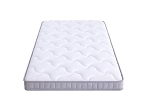 Matelas 90x190 cm <strong>DESVIAE</strong> <strong></strong> Ressorts ensachés + mousse soutien Ferme épaisseur 10 cm