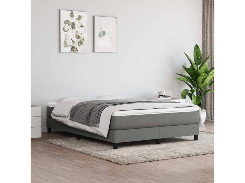  Matelas de lit à ressorts ensachés fermeté moyenne gris foncé 140x200x20 cm shl69318  - Conforama B