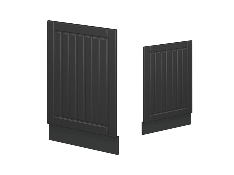  Vicco façade, gris foncé, 45cm , pt chêne  - Conforama D