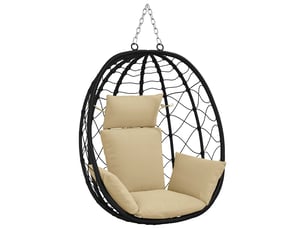 Coussin pour balançoire de chaise d'œuf, coussin d'intérieur et d'extérieur adirondack putten 100 % polyester beige cf50060