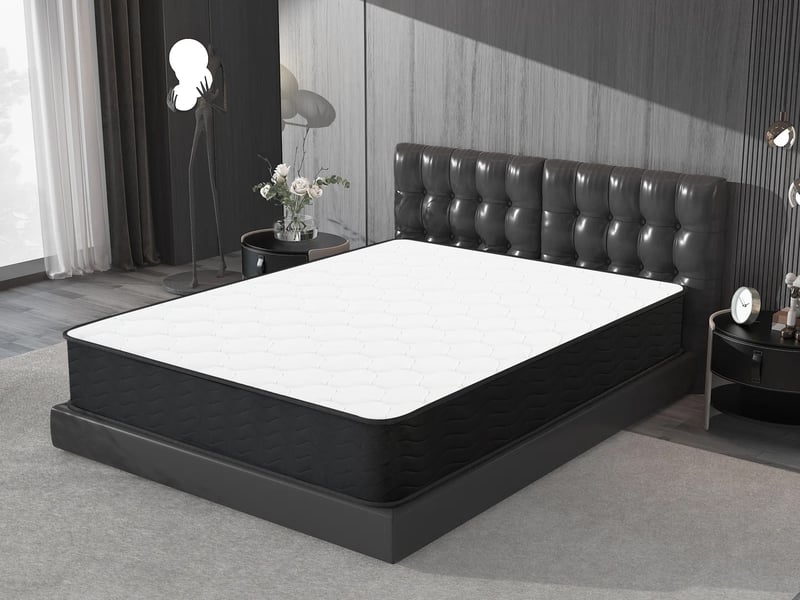 Matelas 90x190 cm à ressort - matelas 1 place épaisseur 20cm - matelas à ressort avec mousse - zones de confort adaptative IZTOSS - Conforama B