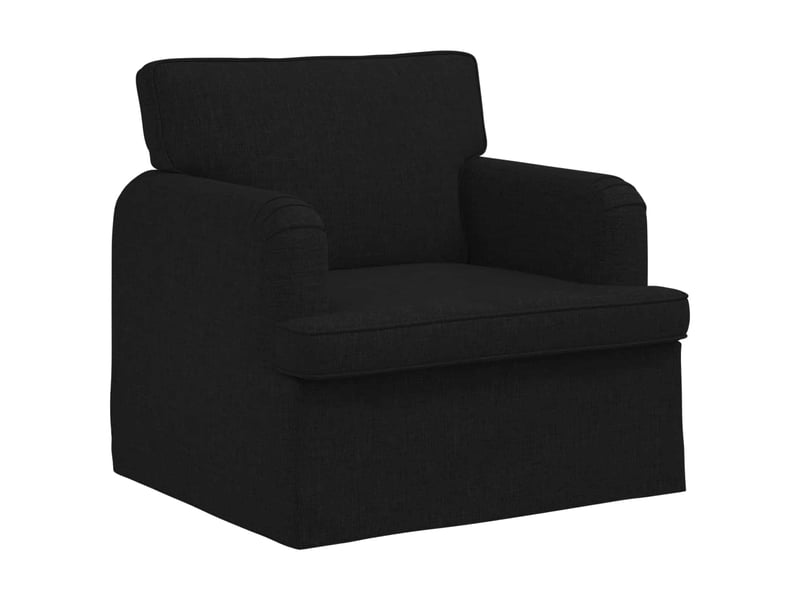 Ensemble de canapés 2 pcs noir tissu shl86398  - Conforama D