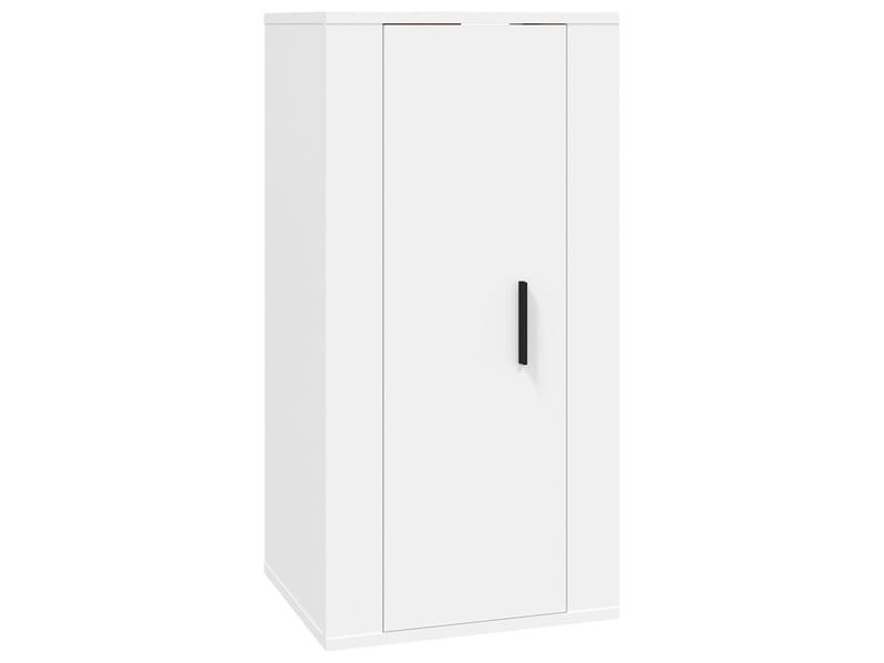  Ensemble de meubles tv 4 pcs blanc bois d'ingénierie shl33843  - Conforama E