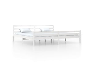 Lit 2 places 200x200 cm coloris blanc