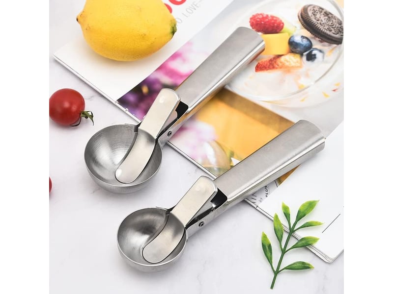Cuillère à glace idéal pour la crème glacée, le melon, les boulettes de viande, les pâtes, la purée de pommes de terre ou les boules de melon - Conforama D
