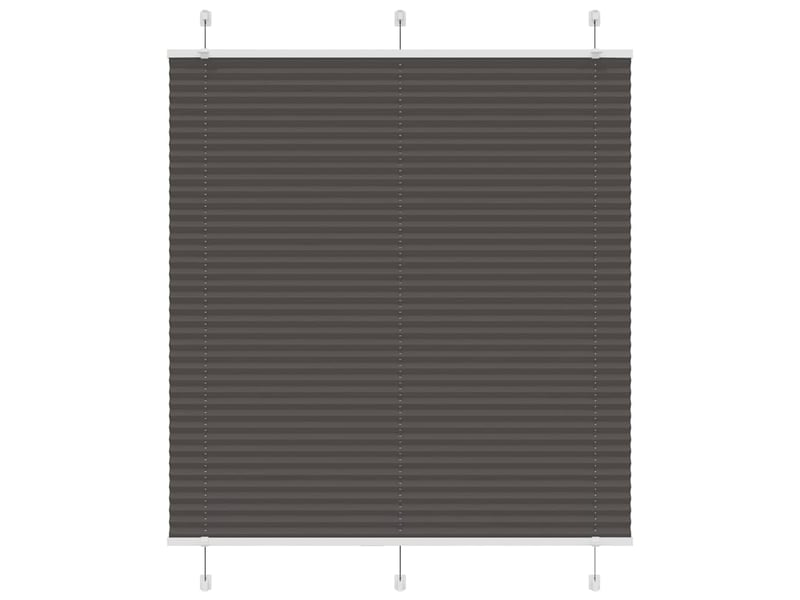  Store plissé, store de fenêtre noir 120x100 cm largeur du tissu 119,4cm polyester cf46928  - Conforama B