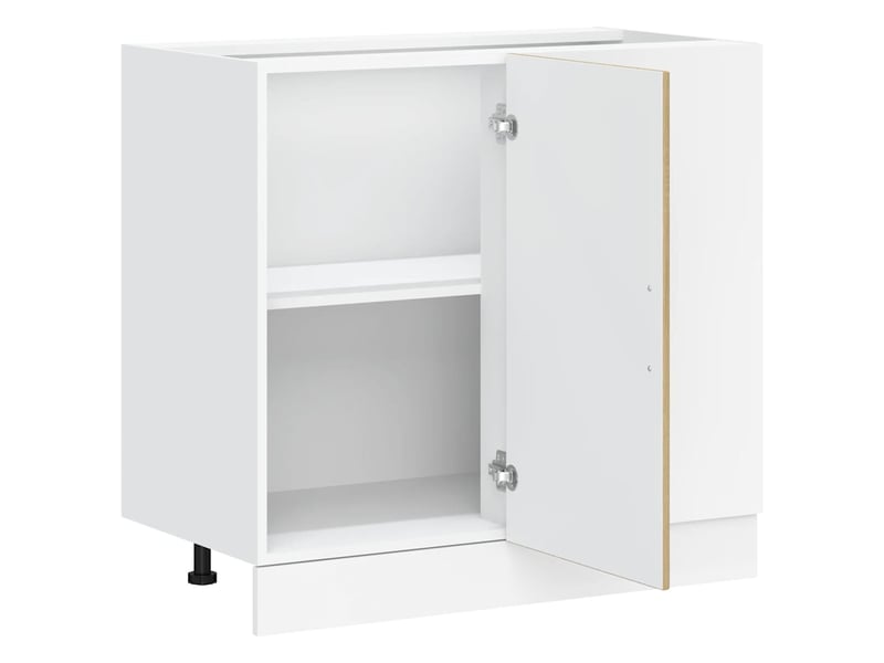  Meuble de rangement, meuble bas de cuisine chêne sonoma bois d'ingénierie  - Conforama E