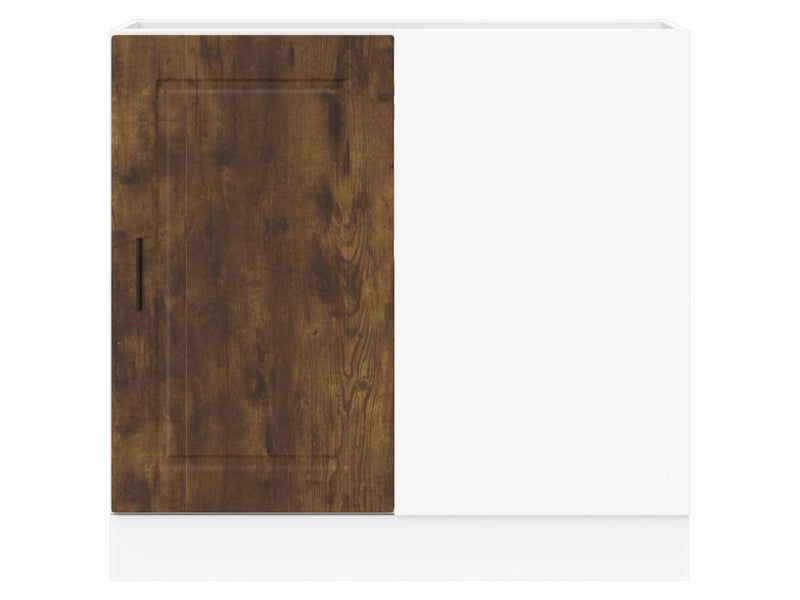  Meuble de rangement, armoire de cuisine porto chêne fumé bois d'ingénierie shl8187  - Conforama D