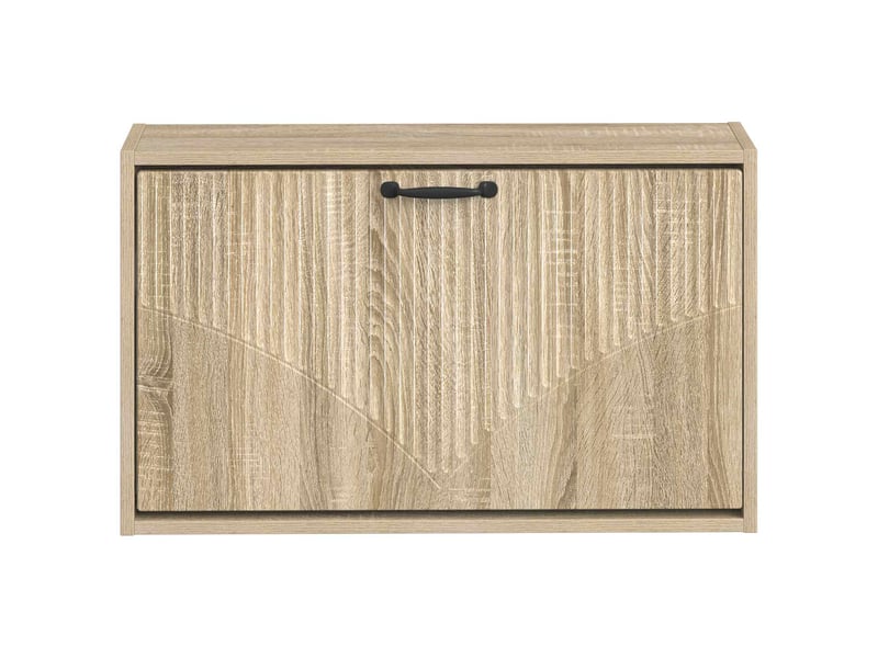  Meuble à chaussures mural, armoire à chaussures hoorn 71x17x43 cm chêne sonoma  - Conforama D