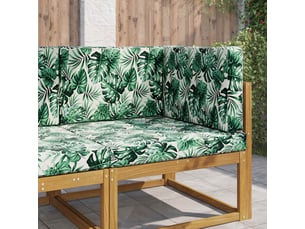 Coussin de canapé d'extérieur, coussin de chaise polyester motif feuilles cf54112