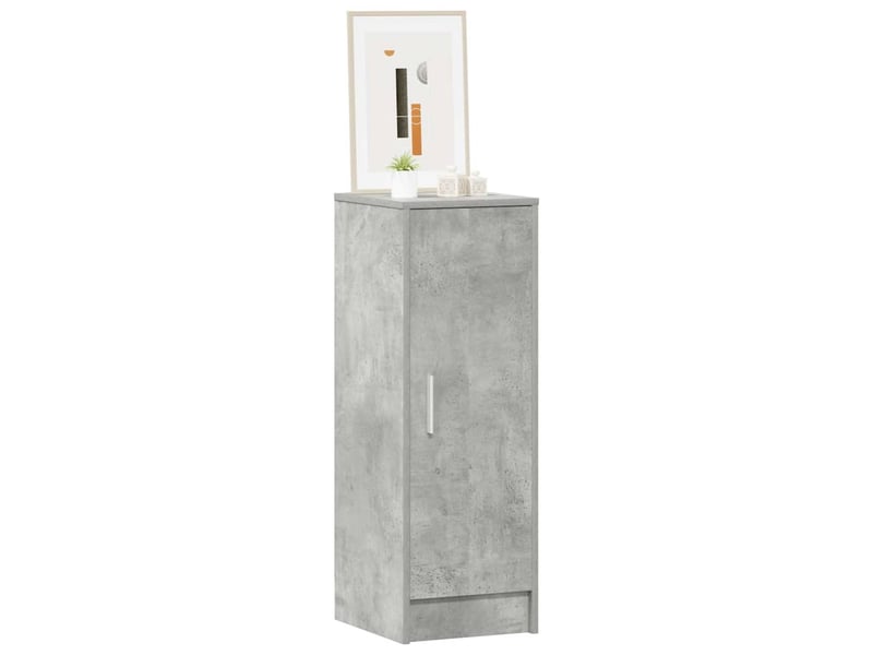  Meuble à chaussures, armoire à chaussures 32x35x92 cm gris béton  - Conforama C