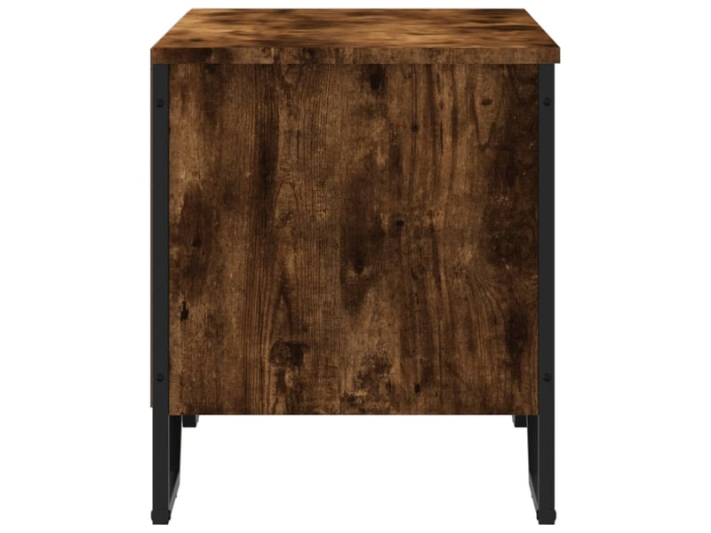  Meuble à chaussure | armoire à chaussures chêne fumé 90x38x45,5 cm bois d'ingénierie  - Conforama E