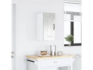 Meuble de rangement, armoire murale de cuisine kalmar gris béton bois d'ingénierie shl8722
