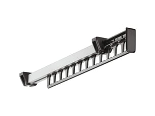 Porte-vêtements coulissant - support coulissant pour penderie - peut contenir 12 cintres - longueur 315 mm