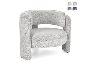 Fauteuil fixe BIZZOTTO  Polyester gris