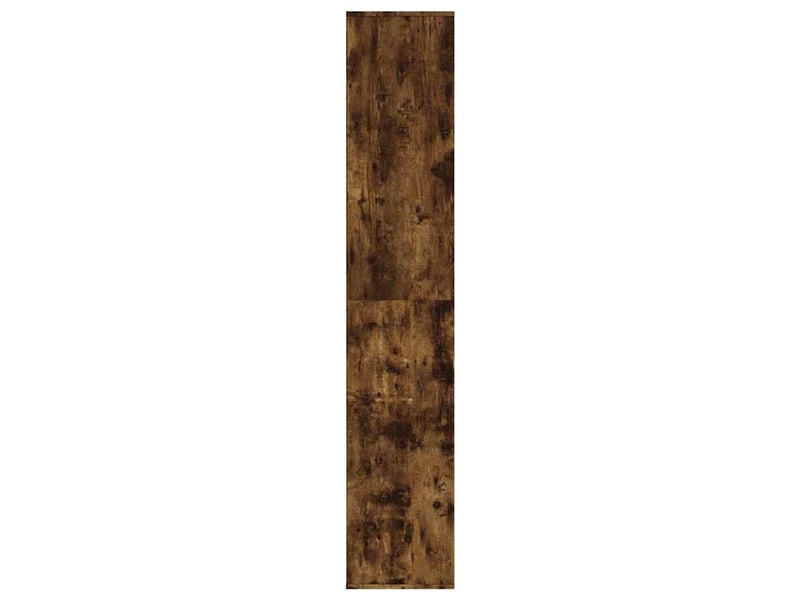  Meuble à chaussures, armoire à chaussures chêne fumé 54x34x183 cm bois d'ingénierie  - Conforama E