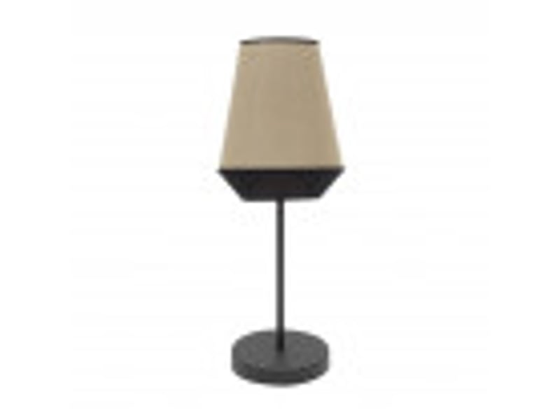  Lampe à poser fabrilamp campana toile de jutenoir 1 x e14 45 x 15 x 15 cm 173971009 - Conforama B