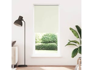 Store enrouleur occultant, store à rouleau 124,4 x 230 cm, largeur du tissu 120 cm, blanc cassé cf45421