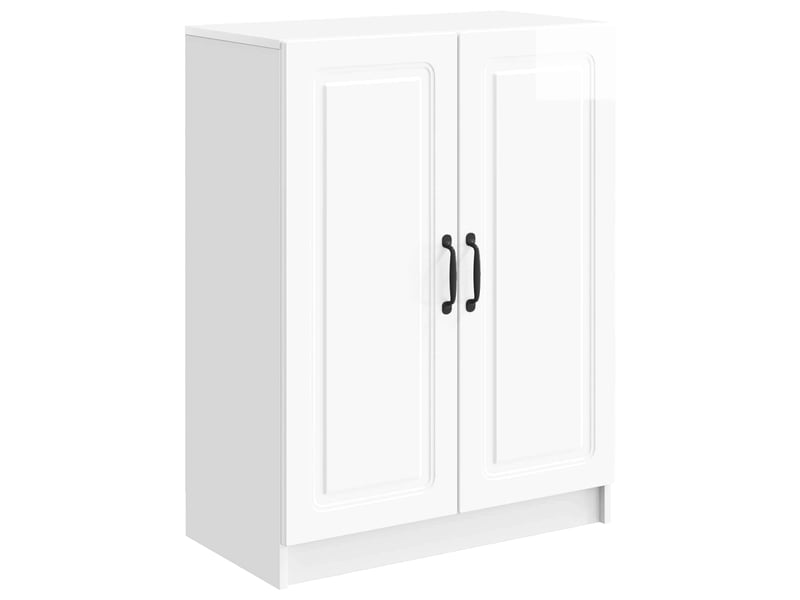  Buffet - bahut - meuble de rangement blanc brillant 66 x 34,5 x 87 cm bois d'ingénierie  - Conforama A