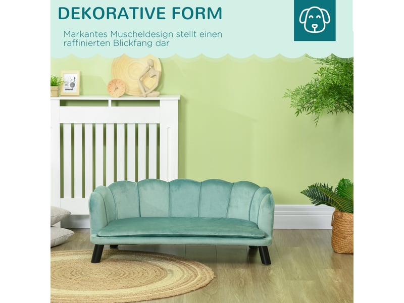  Banquette 98,5x60,5x35,5 cm avec dossier et pieds en bois vert  - Conforama E