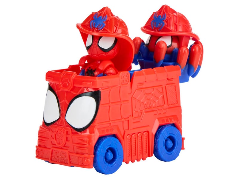 Playset qg rescue-webs spidey et trace-e avec lumières et sons mini camion G19895L0 - Conforama C
