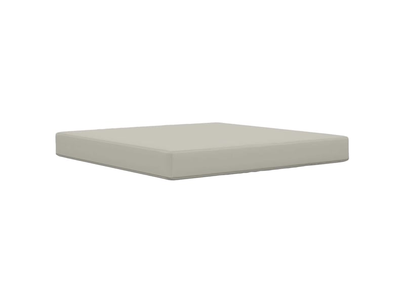  Coussin de canapé d'extérieur, coussin de chaise polyester gris 80 x 80 cm cf54093  - Conforama A