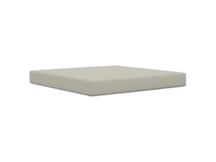 Coussin de canapé d'extérieur, coussin de chaise polyester gris 80 x 80 cm cf54093