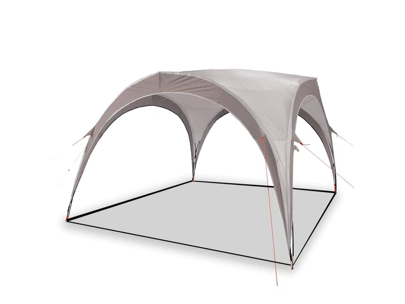  Tente de camping, tente de réception blanc imperméable 305x305x216 cm  - Conforama D