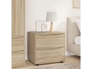 Commode 1 tiroir(s) <strong></strong> <strong></strong> coloris bois clair largeur 60 cm