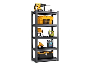 Bibliotheque coloris  noir 5 étagère(s) <strong>DESMIU</strong> <strong></strong> - 40 cm x 160 cm