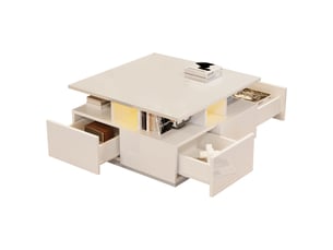 Table basse  coloris blanc VLIVRA 